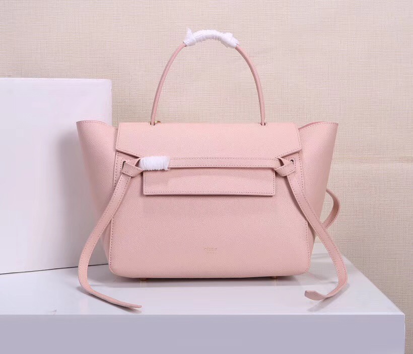 Celine Belt Bag Pink Epsom Leather Tote Handbag [celine-Belt-004 ...
