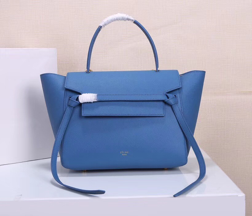 Celine Belt Bag Blue Epsom Leather Tote Handbag [celine-Belt-003 ...